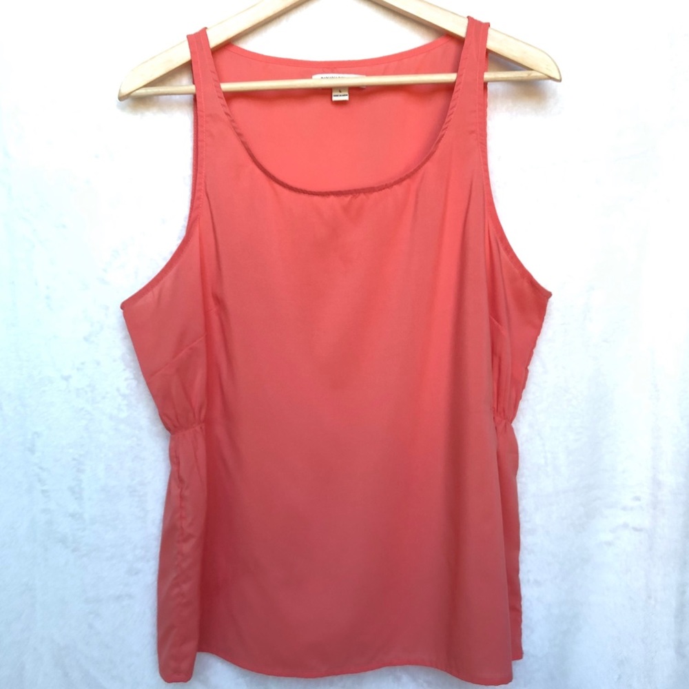 Banana Republic Coral Sleeveless Top - L